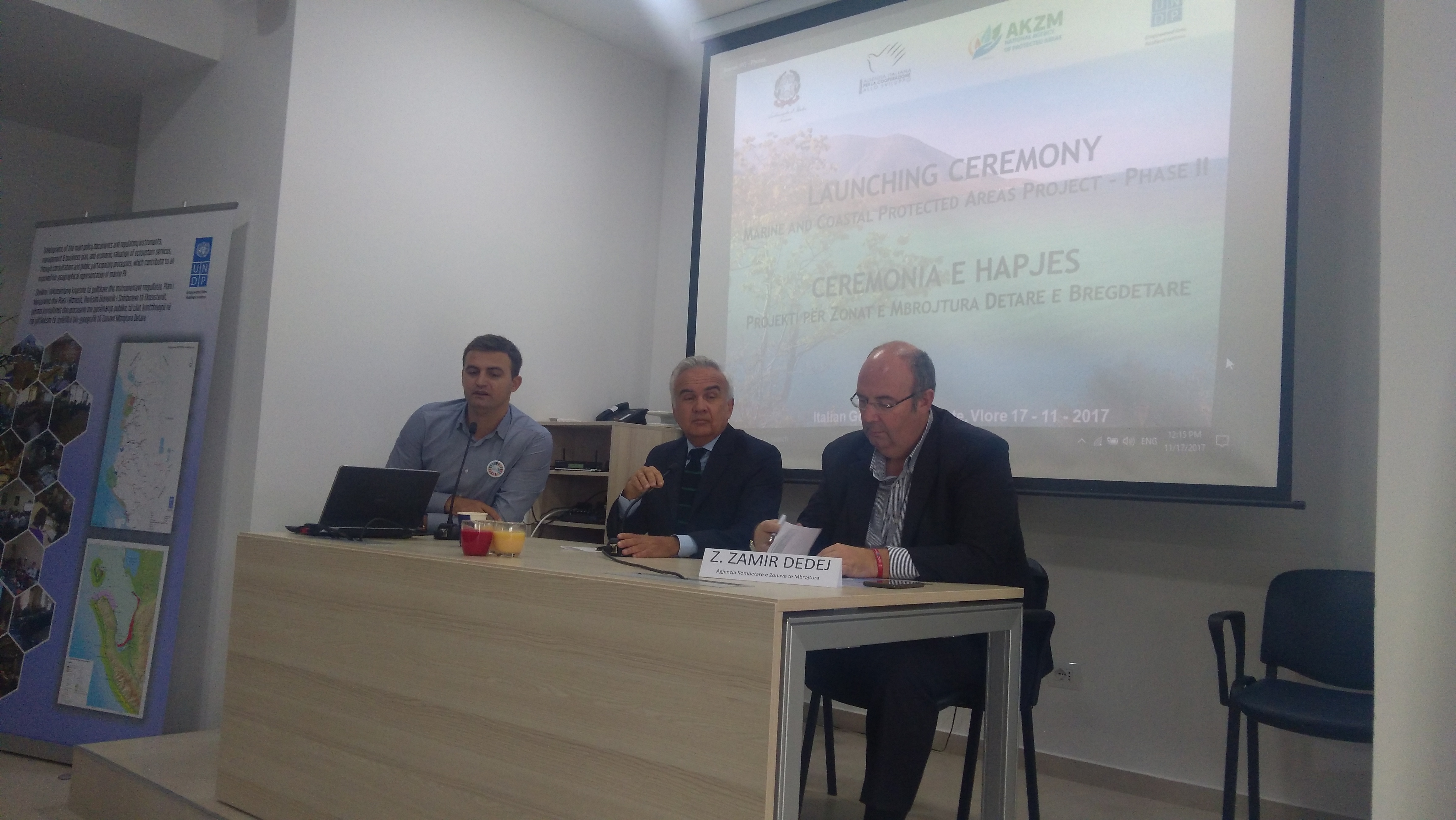 Cerimonia di apertura del progetto